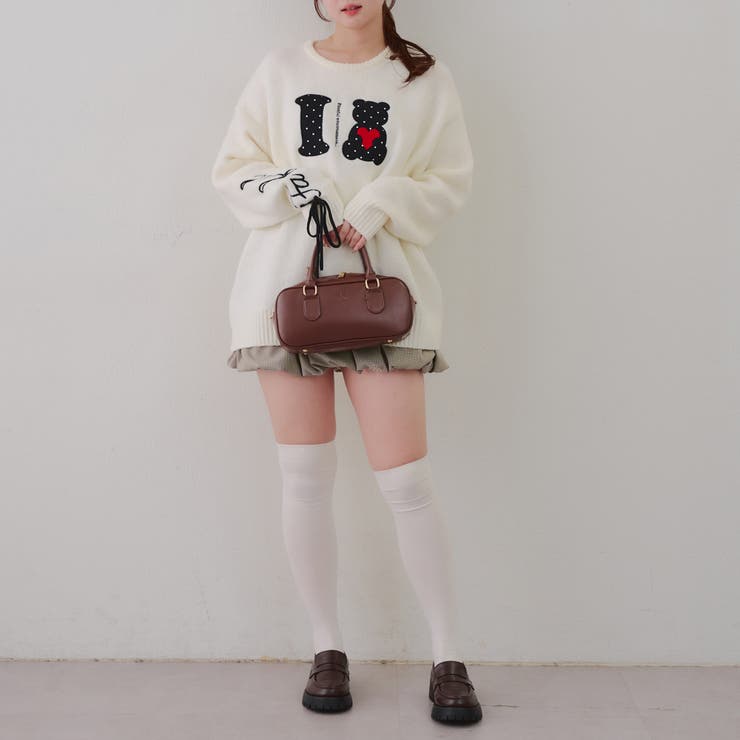 I LOVE BEAR ニットプルオーバー | RMAF　NICE CLAUP / OLIVE des OLIVE | 詳細画像24 