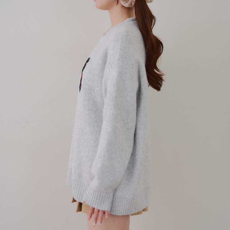 I LOVE BEAR ニットプルオーバー | RMAF　NICE CLAUP / OLIVE des OLIVE | 詳細画像27 