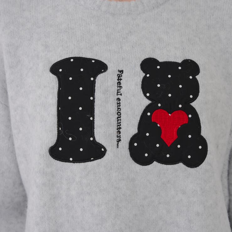 I LOVE BEAR ニットプルオーバー | RMAF　NICE CLAUP / OLIVE des OLIVE | 詳細画像30 