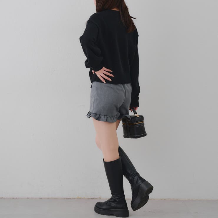 パール付きケーブルニットプルオーバー | RMAF　NICE CLAUP / OLIVE des OLIVE | 詳細画像7 