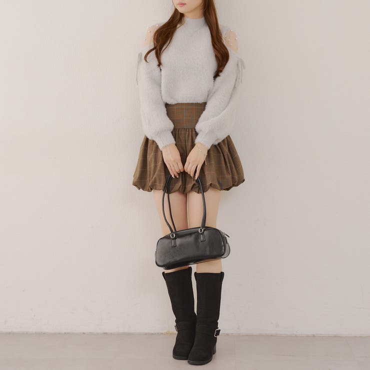 肌見せパールニット | RMAF　NICE CLAUP / OLIVE des OLIVE | 詳細画像9 