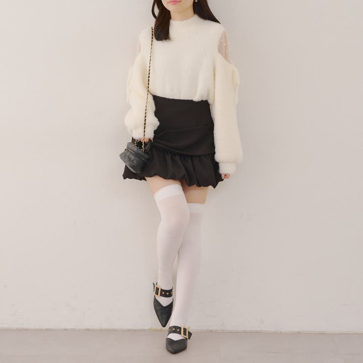 肌見せパールニット | RMAF　NICE CLAUP / OLIVE des OLIVE | 詳細画像15 