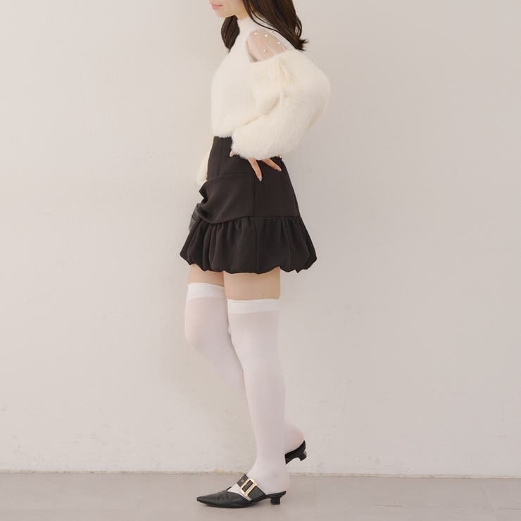 肌見せパールニット | RMAF　NICE CLAUP / OLIVE des OLIVE | 詳細画像17 