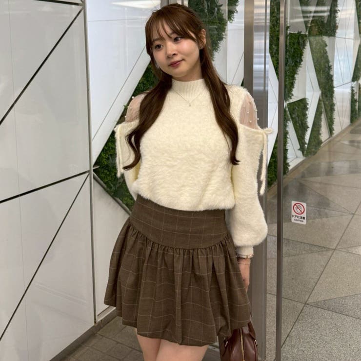 肌見せパールニット | RMAF　NICE CLAUP / OLIVE des OLIVE | 詳細画像20 