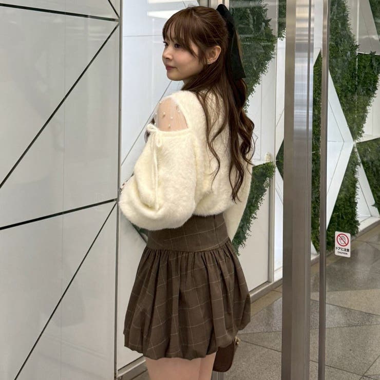 肌見せパールニット | RMAF　NICE CLAUP / OLIVE des OLIVE | 詳細画像21 