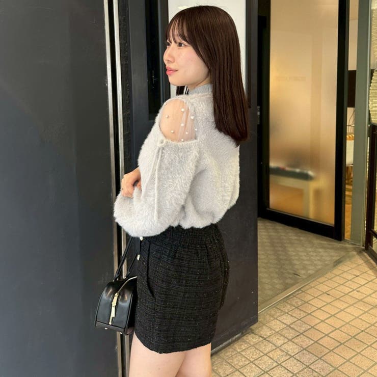 肌見せパールニット | RMAF　NICE CLAUP / OLIVE des OLIVE | 詳細画像25 