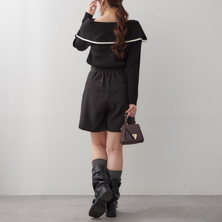 配色オフショルリボンニット | RMAF　NICE CLAUP / OLIVE des OLIVE | 詳細画像29 