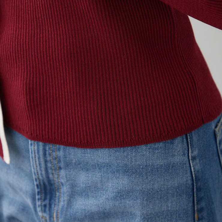 配色オフショルリボンニット | RMAF　NICE CLAUP / OLIVE des OLIVE | 詳細画像35 