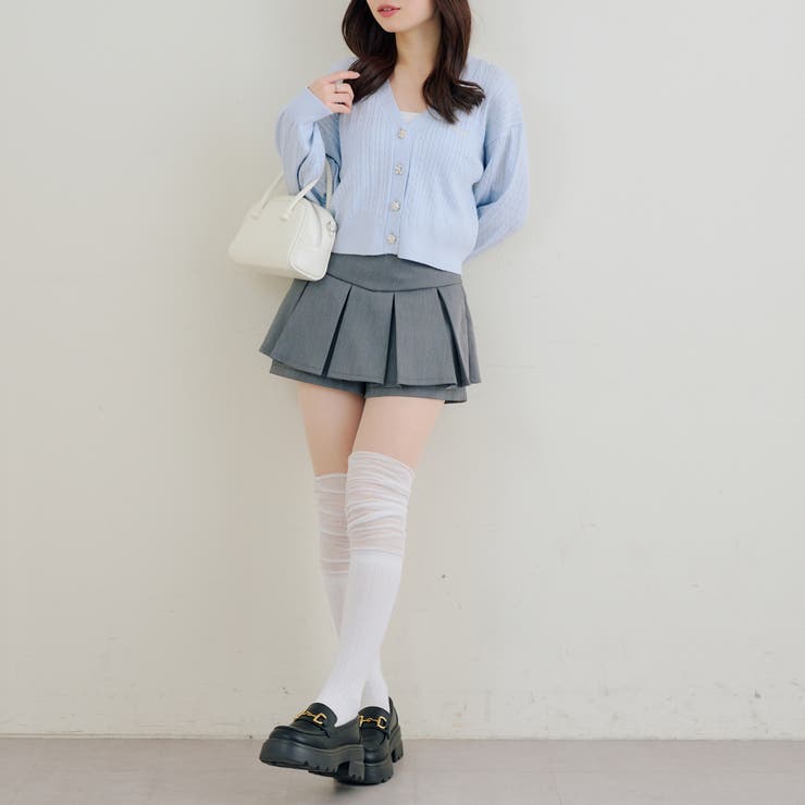 色々釦ケーブルカーディガン | NICE CLAUP / OLIVE des OLIVE　OUTLET | 詳細画像7 