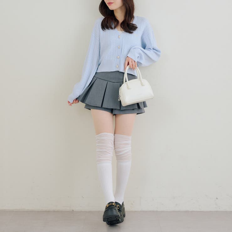 色々釦ケーブルカーディガン | NICE CLAUP / OLIVE des OLIVE　OUTLET | 詳細画像9 