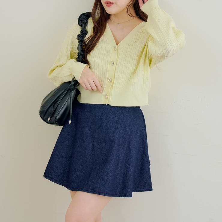 色々釦ケーブルカーディガン | NICE CLAUP / OLIVE des OLIVE　OUTLET | 詳細画像10 