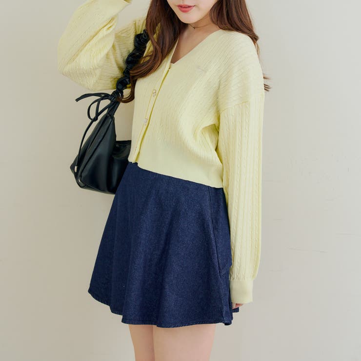 色々釦ケーブルカーディガン | NICE CLAUP / OLIVE des OLIVE　OUTLET | 詳細画像13 