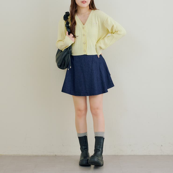 色々釦ケーブルカーディガン | NICE CLAUP / OLIVE des OLIVE　OUTLET | 詳細画像16 