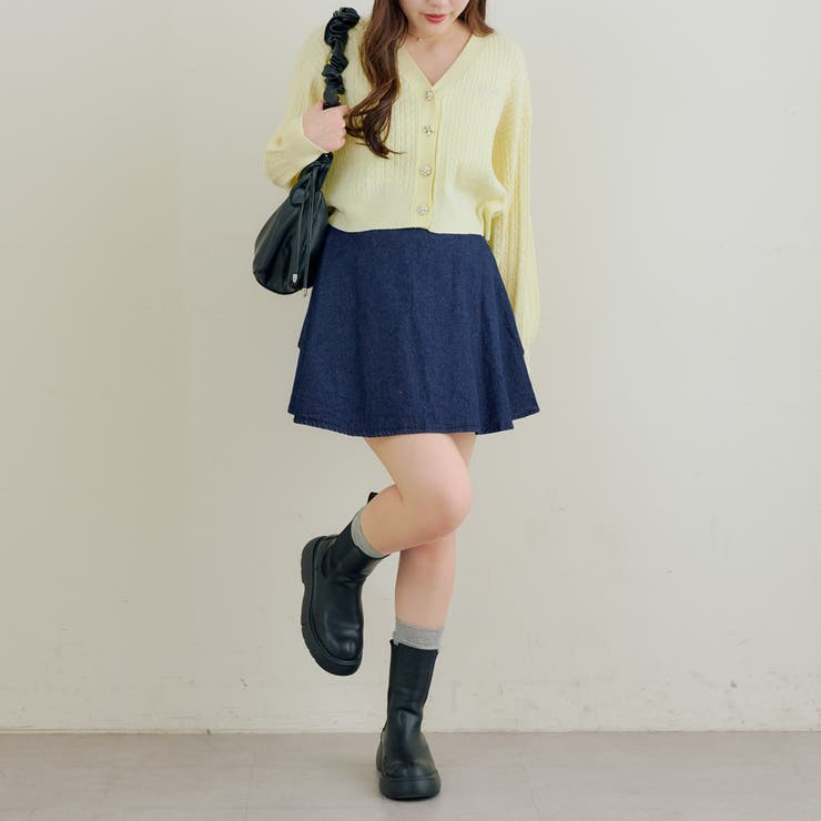 色々釦ケーブルカーディガン | NICE CLAUP / OLIVE des OLIVE　OUTLET | 詳細画像17 