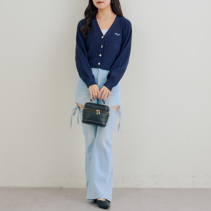 色々釦ケーブルカーディガン | NICE CLAUP / OLIVE des OLIVE　OUTLET | 詳細画像27 