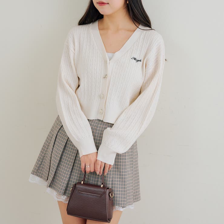 色々釦ケーブルカーディガン | NICE CLAUP / OLIVE des OLIVE　OUTLET | 詳細画像31 