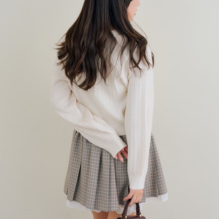 色々釦ケーブルカーディガン | NICE CLAUP / OLIVE des OLIVE　OUTLET | 詳細画像34 