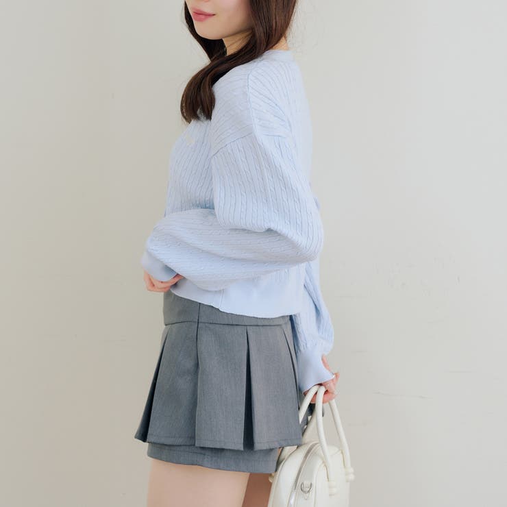 色々釦ケーブルカーディガン | NICE CLAUP / OLIVE des OLIVE　OUTLET | 詳細画像4 