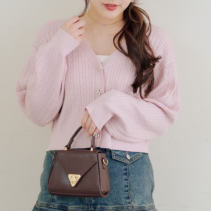 色々釦ケーブルカーディガン | NICE CLAUP / OLIVE des OLIVE　OUTLET | 詳細画像43 