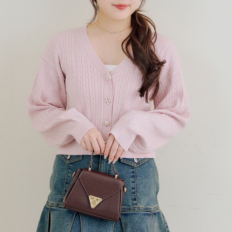 色々釦ケーブルカーディガン | NICE CLAUP / OLIVE des OLIVE　OUTLET | 詳細画像44 