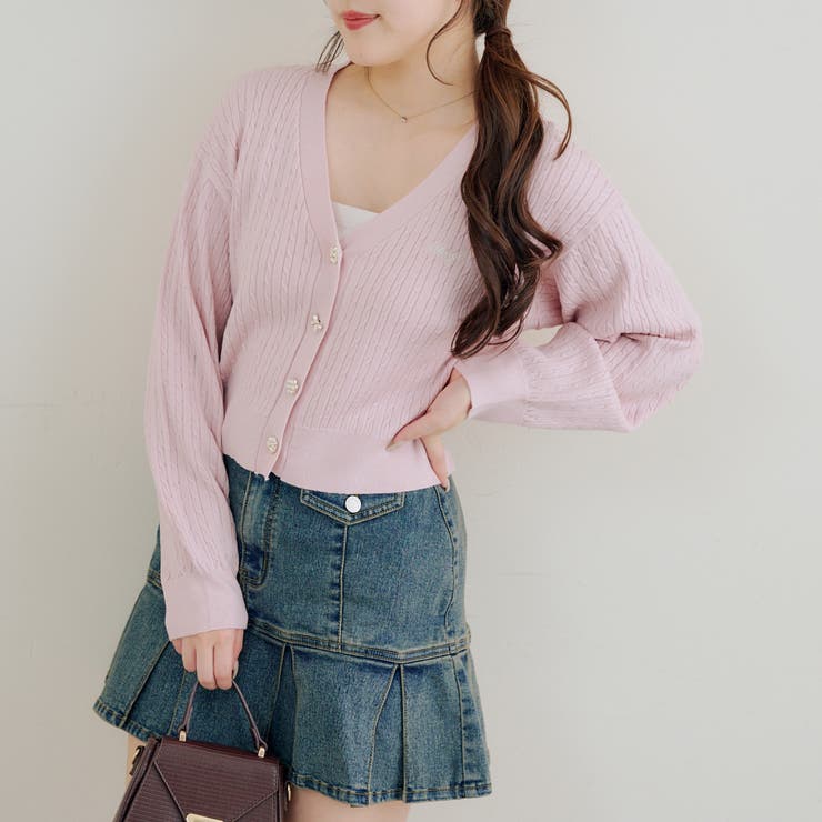 色々釦ケーブルカーディガン | NICE CLAUP / OLIVE des OLIVE　OUTLET | 詳細画像49 