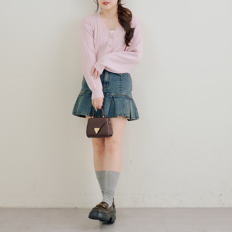 色々釦ケーブルカーディガン | NICE CLAUP / OLIVE des OLIVE　OUTLET | 詳細画像50 