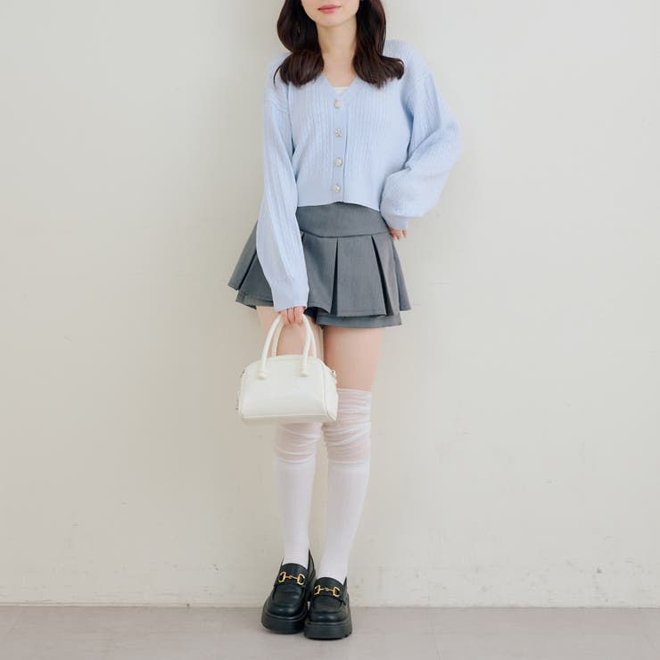 色々釦ケーブルカーディガン | NICE CLAUP / OLIVE des OLIVE　OUTLET | 詳細画像6 