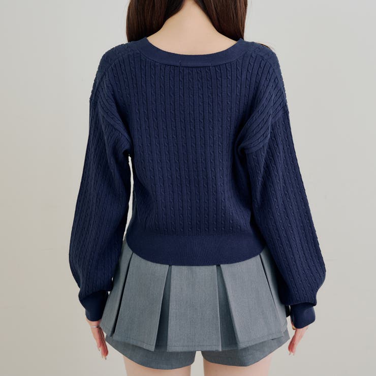 色々釦ケーブルカーディガン | NICE CLAUP / OLIVE des OLIVE　OUTLET | 詳細画像56 