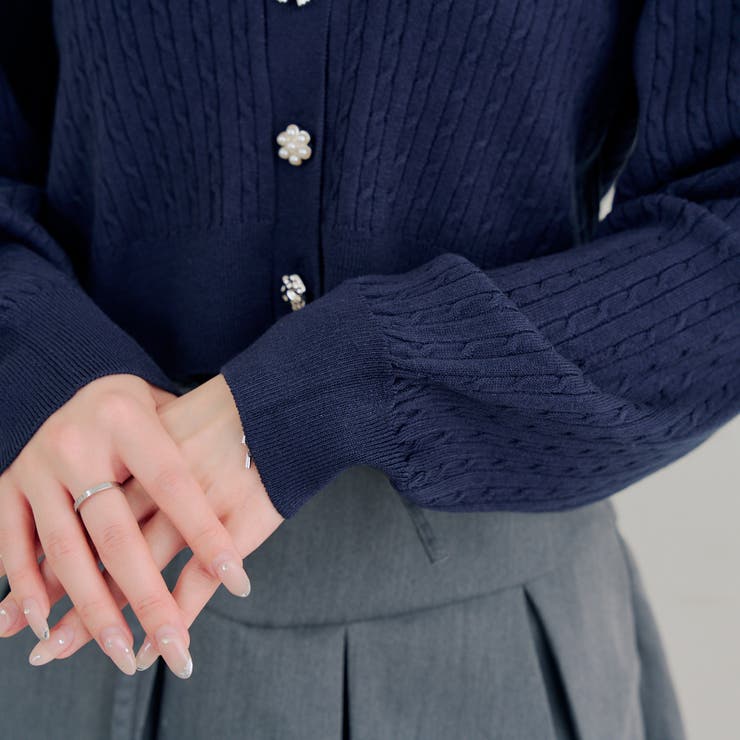 色々釦ケーブルカーディガン | NICE CLAUP / OLIVE des OLIVE　OUTLET | 詳細画像59 