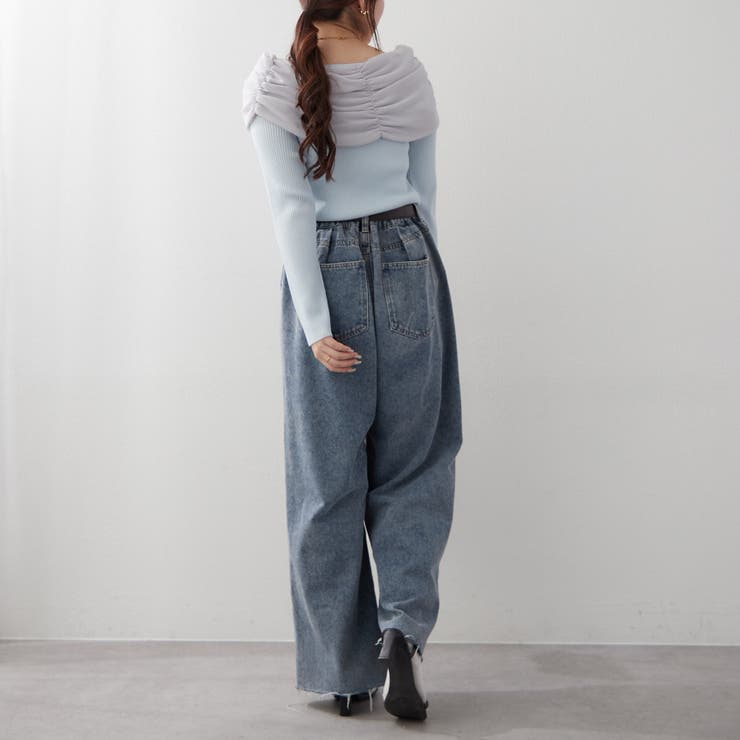 ジョーゼットオフショルプルオーバー | RMAF　NICE CLAUP / OLIVE des OLIVE | 詳細画像9 