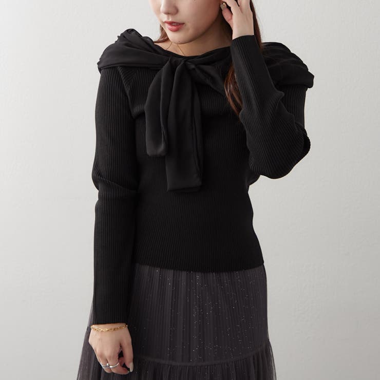 ジョーゼットオフショルプルオーバー | RMAF　NICE CLAUP / OLIVE des OLIVE | 詳細画像19 