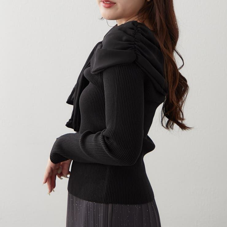 ジョーゼットオフショルプルオーバー | RMAF　NICE CLAUP / OLIVE des OLIVE | 詳細画像21 