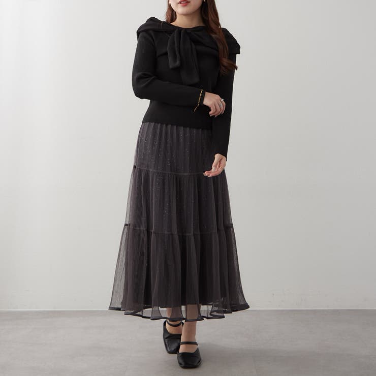 ジョーゼットオフショルプルオーバー | RMAF　NICE CLAUP / OLIVE des OLIVE | 詳細画像25 