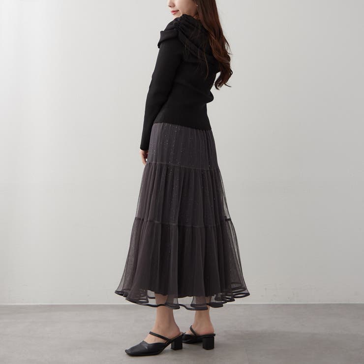 ジョーゼットオフショルプルオーバー | RMAF　NICE CLAUP / OLIVE des OLIVE | 詳細画像26 