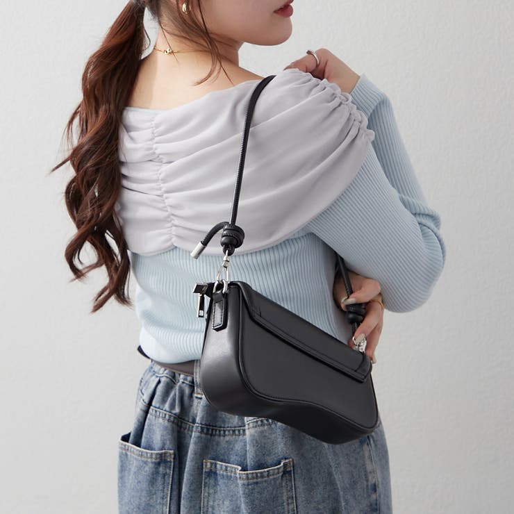 ジョーゼットオフショルプルオーバー | RMAF　NICE CLAUP / OLIVE des OLIVE | 詳細画像5 