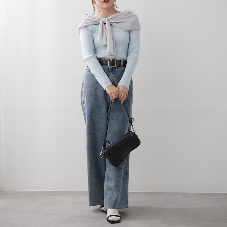 ジョーゼットオフショルプルオーバー | RMAF　NICE CLAUP / OLIVE des OLIVE | 詳細画像6 