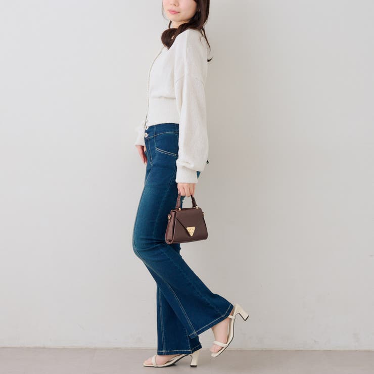 ラメハート釦クルーカーディガン | RMAF　NICE CLAUP / OLIVE des OLIVE | 詳細画像15 