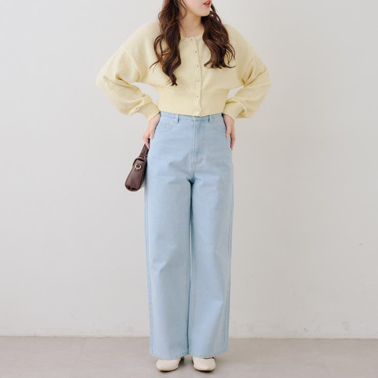 ラメハート釦クルーカーディガン | RMAF　NICE CLAUP / OLIVE des OLIVE | 詳細画像21 