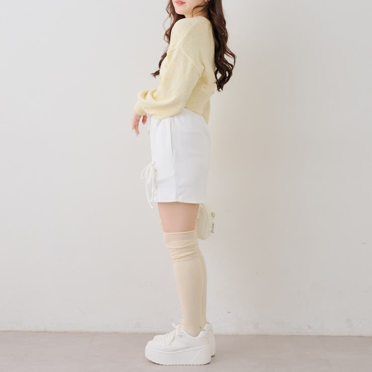 ラメハート釦クルーカーディガン | RMAF　NICE CLAUP / OLIVE des OLIVE | 詳細画像29 