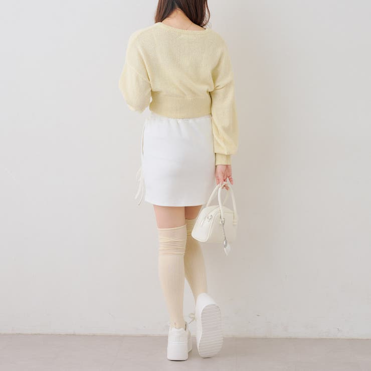 ラメハート釦クルーカーディガン | RMAF　NICE CLAUP / OLIVE des OLIVE | 詳細画像30 