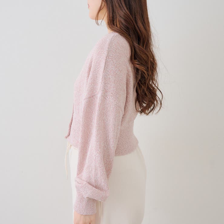 ラメハート釦クルーカーディガン | RMAF　NICE CLAUP / OLIVE des OLIVE | 詳細画像32 