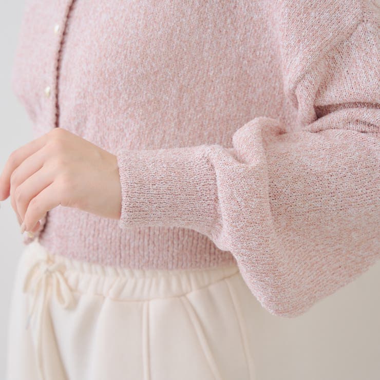 ラメハート釦クルーカーディガン | RMAF　NICE CLAUP / OLIVE des OLIVE | 詳細画像35 