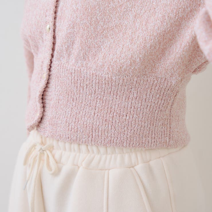 ラメハート釦クルーカーディガン | RMAF　NICE CLAUP / OLIVE des OLIVE | 詳細画像36 