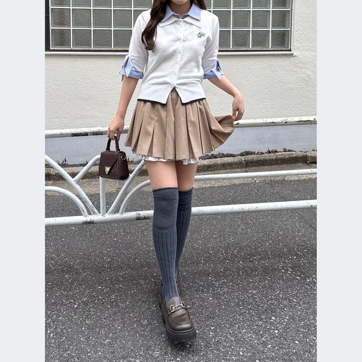 2枚衿ドッキング5分袖ニット | NICE CLAUP / OLIVE des OLIVE　OUTLET | 詳細画像27 