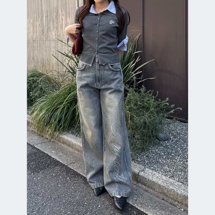 2枚衿ドッキング5分袖ニット | NICE CLAUP / OLIVE des OLIVE　OUTLET | 詳細画像41 