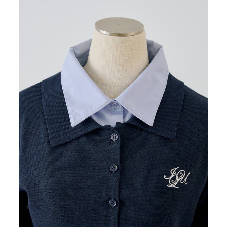 2枚衿ドッキング5分袖ニット | NICE CLAUP / OLIVE des OLIVE　OUTLET | 詳細画像46 