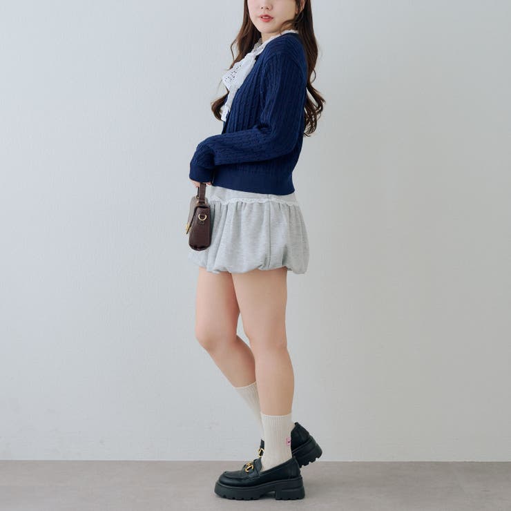 レースボウタイ付カーディガン | RMAF　NICE CLAUP / OLIVE des OLIVE | 詳細画像7 