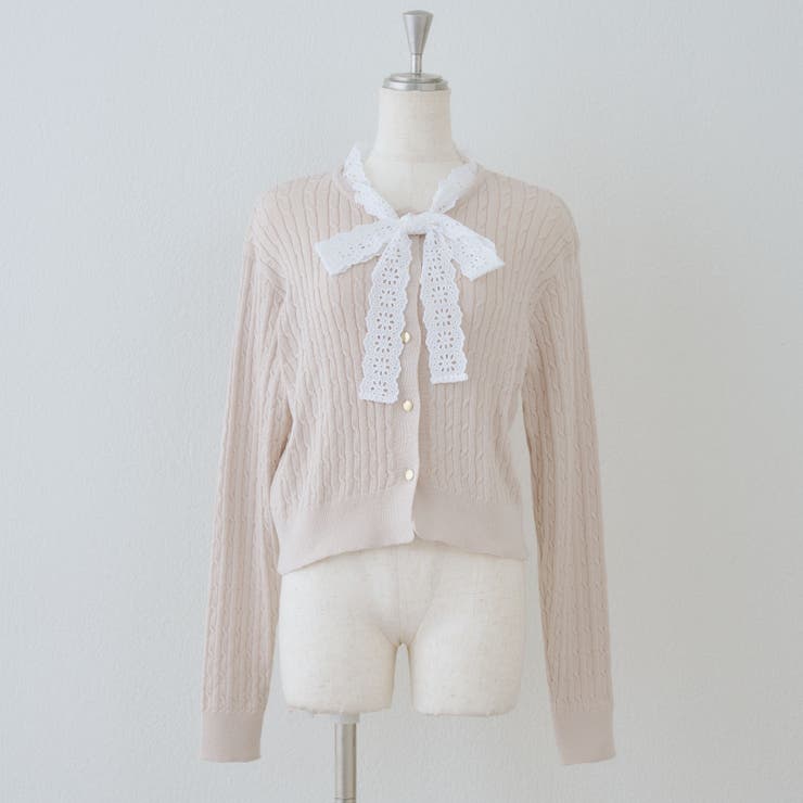 レースボウタイ付カーディガン | RMAF　NICE CLAUP / OLIVE des OLIVE | 詳細画像27 