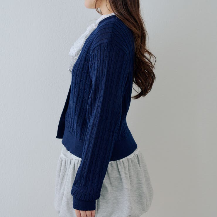 レースボウタイ付カーディガン | RMAF　NICE CLAUP / OLIVE des OLIVE | 詳細画像31 