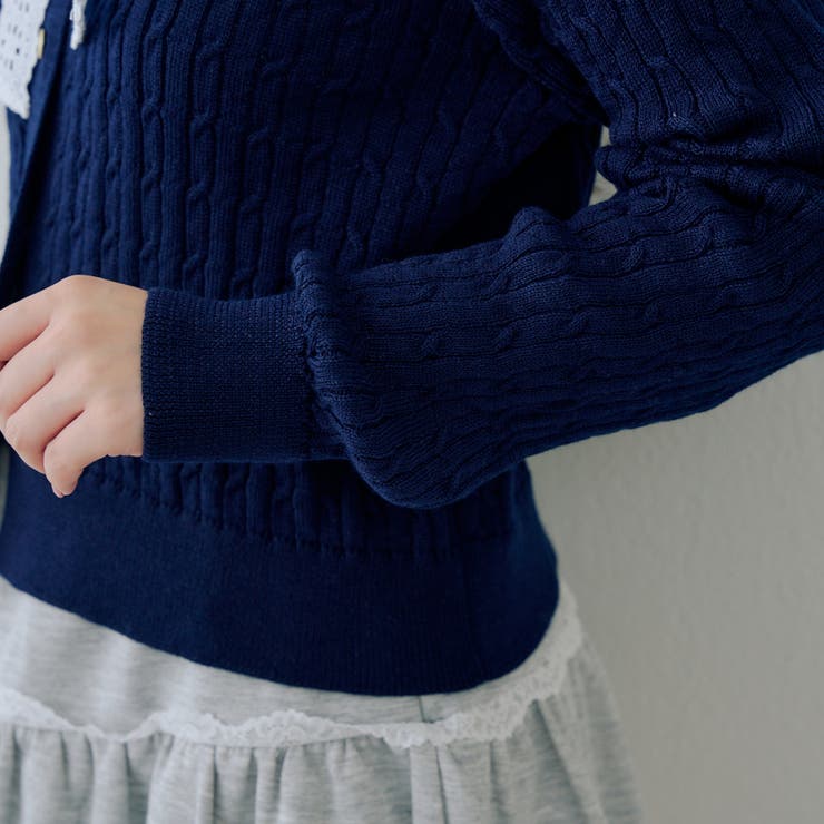 レースボウタイ付カーディガン | RMAF　NICE CLAUP / OLIVE des OLIVE | 詳細画像34 